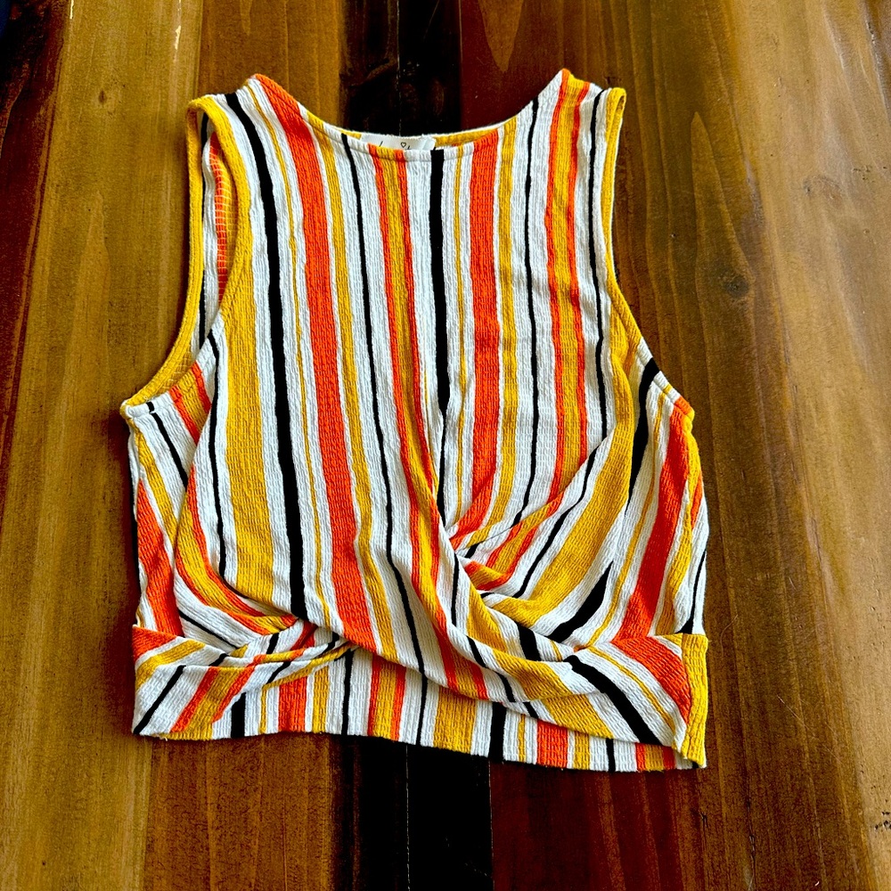 Stripped crop top